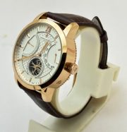 Vacheron Constantin Patrimony Day Date Tourbillon Leather Strap Swiss Automatic Watch - Image 4