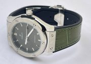 Hublot Vendom Classic Steel Grey Leather Strap Swiss Automatic Watch - Image 6