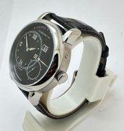 A. Lange & Shone Grand Lange 1 Steel Black Swiss Automatic Watch - Image 4