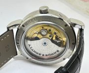 A. Lange & Shone Grand Lange 1 Steel Black Swiss Automatic Watch - Image 8