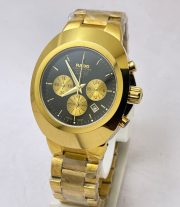 Rado Chronometer Golden Black Watch - Image 3