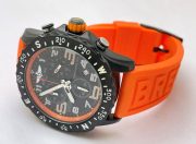Breitling Endurance Pro Chronometer Orange Rubber Strap Watch - Image 6