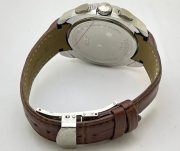 TISSOT COUTURIER CHRONOGRAPH LEATHER STRAP STEEL WATCH - Image 7