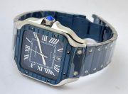 Cartier Santos De Blue PVD Swiss Automatic Watch - Image 6