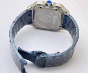 Cartier Santos De Blue PVD Swiss Automatic Watch - Image 7