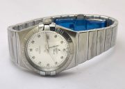 Omega Constellation Double Eagle Diamond Mark Steel White Watch - Image 6