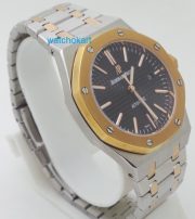 Audemars Piguet Royal Oak Dual Tone Black Swiss Automatic Watch - Image 5