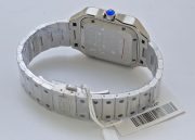 Cartier Santos 100 Green Steel Black Bezel Swiss Automatic Watch - Image 7