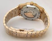 Audemars Piguet Royal Oak Rose Gold White Swiss Automatic Watch - Image 7