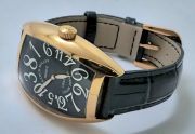 Franck Muller Crazy Hours Black Leather Strap Swiss Automatic Watch - Image 6