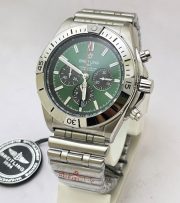 Breitling Chronomat B01 42 Green Steel Watch - Image 3