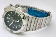 Breitling Chronomat B01 42 Green Steel Watch - Image 6