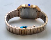 Cartier Santos 100 Green Rose Gold Swiss Automatic Watch - Image 7