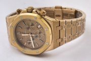 Audemars Piguet Chronometer Rose Gold Brown Watch - Image 6