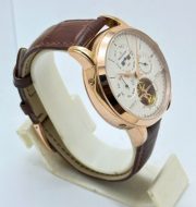 Jaeger Le Coultre Master Grande Tradition Tourbillon Cylindrique Quantieme White Perpetuel Swiss ETA Automatic Watch - Image 5