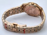 Audemars Piguet Royal Oak Diamond Blue Rose Gold Ladies Watch - Image 7