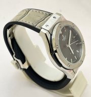 Hublot Vendom Classic Steel Grey Strap Swiss Automatic Watch - Image 5