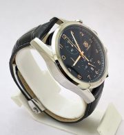 Tag Heuer Carrera Calibre 1887 Chronograph Black Leather Strap Watch - Image 5