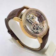 Corum Bubble Golden Bridge Diamond Bezel Round Swiss Automatic Watch - Image 5
