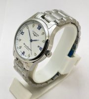 Longines Master Collection White Steel 2 Swiss Automatic Watch - Image 4