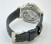 Panerai GMT Steel Black Strap Swiss Automatic Watch - Image 7