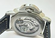 Panerai GMT Steel Black Strap Swiss Automatic Watch - Image 8