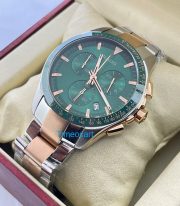 Rado Hyperchrome Chronograph Green Dual Tone Watch
