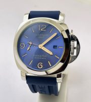 Panerai GMT Blue Rubber Strap Swiss Automatic Watch - Image 3