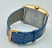 Franck Muller Master Square Diamond Blue Leather Strap Watch - Image 7