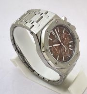 Audemars Piguet Chronometer Steel Brown Watch - Image 5