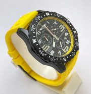 Breitling Endurance Pro Chronometer Yellow Rubber Strap Watch A - Image 5