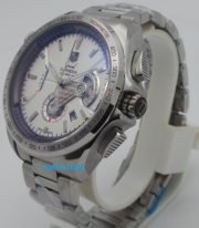 Tag Heuer Grand Carrera Calibre 36 Mens White Steel Watch - Image 4
