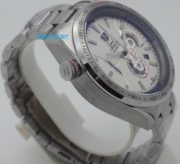 Tag Heuer Grand Carrera Calibre 36 Mens White Steel Watch - Image 5