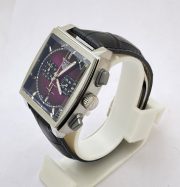 Tag Heuer Monaco Caliber 12 Purple Watch - Image 4