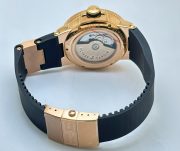 Ulysse Nardin Maxi Marine Rose Gold Black Rubber Strap Swiss Automatic Watch - Image 7