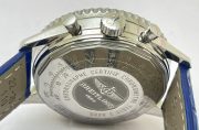 Breitling Navitimer Blue Leather Strap Swiss ETA Valjoux 7750 Automatic Watch - Image 9