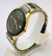 Rado Jubile Gold Black Bracelet Watch - Image 4