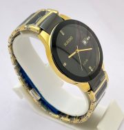 Rado Jubile Gold Black Bracelet Watch - Image 5