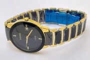 Rado Jubile Gold Black Bracelet Watch - Image 6