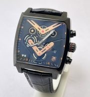 Tag Heuer Monaco V4 Full Black Limited Edition Watch - Image 3