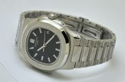 Patek Philippe Nautilus Steel Black Swiss Automatic Watch - Image 6