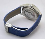 Tag Heuer Carrera Calibre 5 Day-Date Blue Leather Strap Swiss Automatic Watch - Image 7