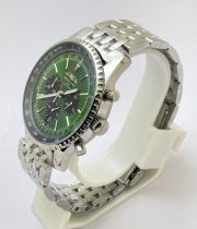 Breitling Navitimer B01 Mint Green Chronograph Steel Watch - Image 4