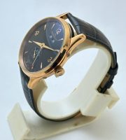 Jaeger Lecoultre Master Control Calendar Black Leather Strap Swiss Automatic Watch - Image 4