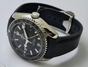 Omega Seamaster Planet Ocean GMT Black Rubber Strap Swiss Automatic Watch - Image 6