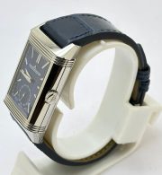 Jaeger Lecoultre Reverso Tribute Duoface Steel Swiss ETA 7750 Valjoux Movement Watch - Image 6