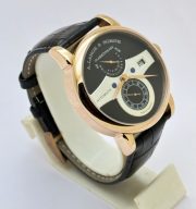 A. Lange & Shone Zeitwerk Rose Gold Black Swiss Automatic Watch - Image 5
