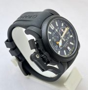 Graham Chronofighter Oversize Black Rubber Strap Watch - Image 5