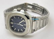 Patek Philippe Nautilus Steel Blue Swiss Automatic Watch - Image 6