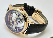 Patek Philippe Bridge Black Leather Strap Swiss Automatic Watch - Image 6